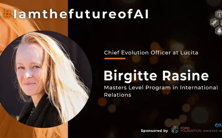 #IamthefutureofAI: Birgitte Rasine