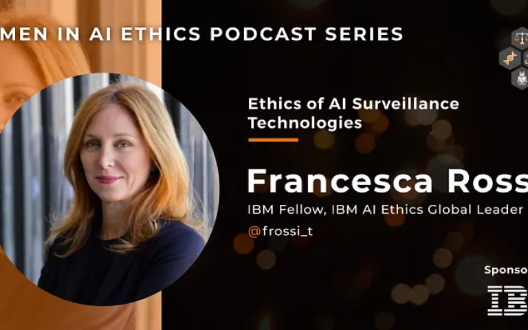 Ethics of AI Surveillance Tech — Conversation with Francesca Rossi