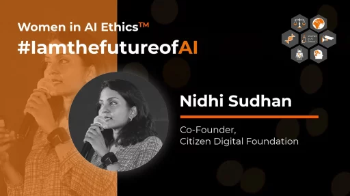 #IamthefutureofAI Nidhi Sudhan