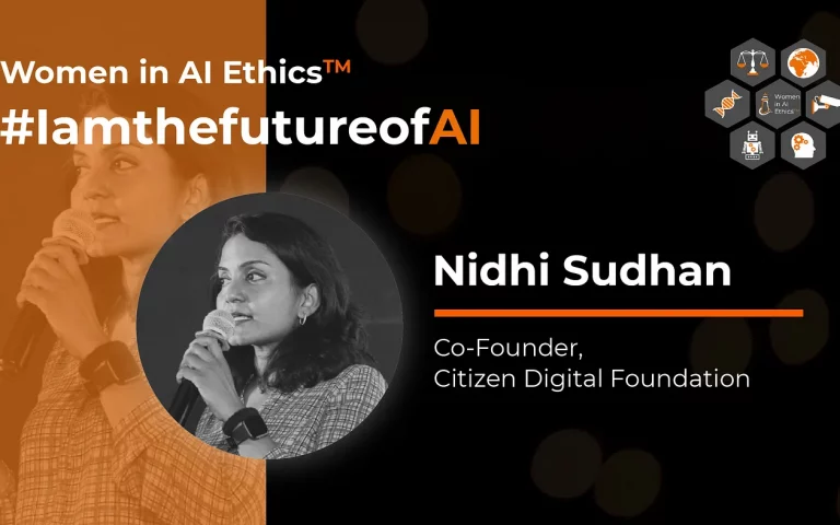 #IamthefutureofAI Nidhi Sudhan