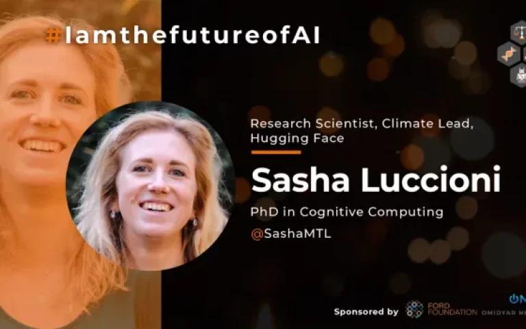 #IamthefutureofAI: Sasha Luccioni