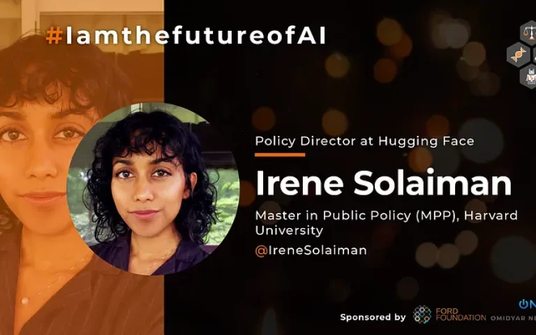 #IamthefutureofAI: Irene Solaiman